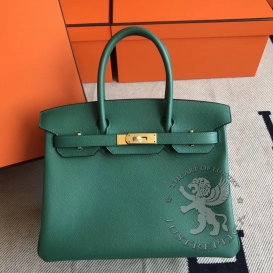 Hermes Birkin Epsom 30cm Malachite Z6
