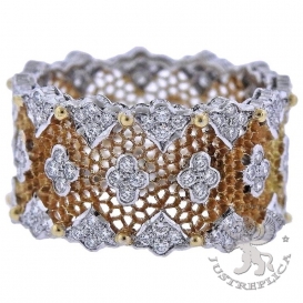 Buccellati Ring Tulle Parigi with Diamonds