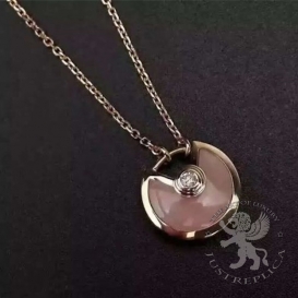 CARTIER Necklace Amulette De Cartier pink 1D