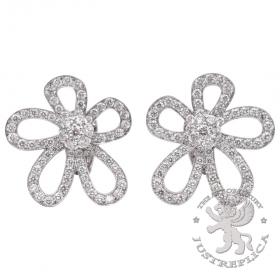 Van Cleef Arpels Earrings Flowerlace 142D