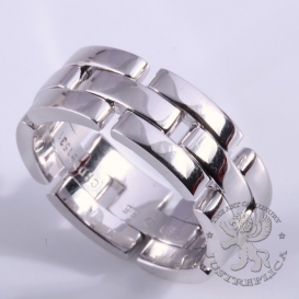 CARTIER Ring Maillon Panthere 3 rows