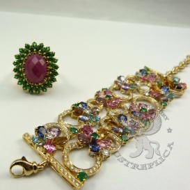 Bulgari Bracelet Sapphire Flower