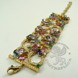 Bulgari Bracelet Sapphire Flower