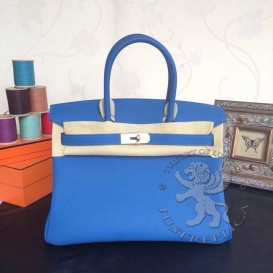 Hermes Birkin Togo 30cm True Blue