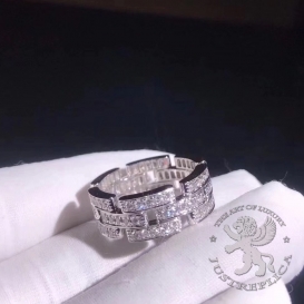 CARTIER Ring Maillon Panthere 3 rows 90D