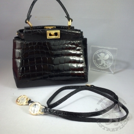 Fendi Peekaboo Alligator 23cm FHS