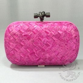 Botega Venetta Clutch Croco