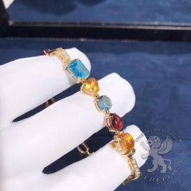 Bulgari Bracelet Allegra Diamonds MultiGemstones