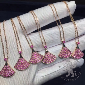 Bulgari Necklace Divas Dream pink sapphire