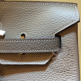 Hermes Birkin Togo 35cm Bi-color Grey and Taupe