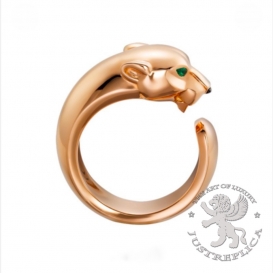 CARTIER Ring Panthere De Cartier tsavorite garnets