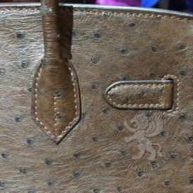 Hermes Birkin Ostrich 30cm Brown MS