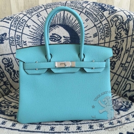 Hermes Birkin Togo 30cm Atoll 3P