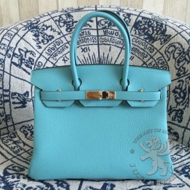 Hermes Birkin Togo 30cm Atoll 3P