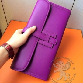 Hermes Jige Clutch Epsom