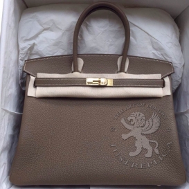 Hermes Birkin Togo 35cm Taupe Grey
