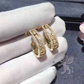 Messika Earrings Move Pave Hoop 84 Diamonds