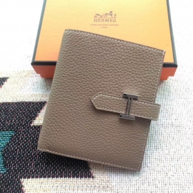 Hermes Bearn Wallet Togo Small Etoupe