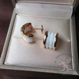 Bulgari Earrings B.Zero1 white