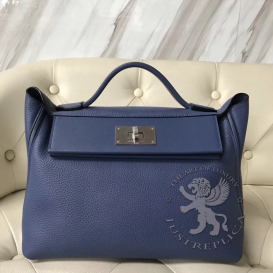 Hermes 24/24 Bag 29cm Togo Bleu Brighton 7E