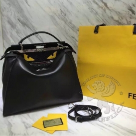 Fendi Peekaboo 33cm Smooth Calf Leather