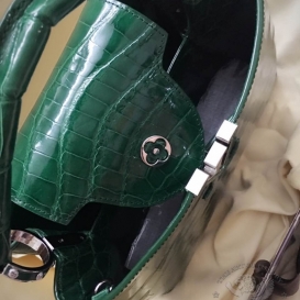 Louis Vuitton Capucines BB Crocodile Green