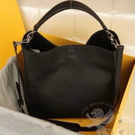 Fendi Selleria Anna Bag 32cm Black