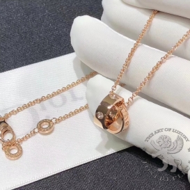 Bulgari Necklace sign pendant