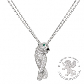 CARTIER Necklace Panthere De Cartier 258D