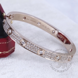 CARTIER Bracelet Love 12 main 204 small diamonds