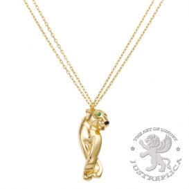 CARTIER Necklace Panthere De Cartier Gold