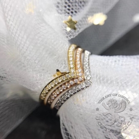 Chaumet Ring Josephine Aigrette Solitaire wedding band