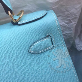 Hermes Kelly Epsom 28cm Atoll