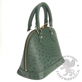 Louis Vuitton Vernis Alma Bag 25cm Ostrich Green