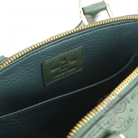 Louis Vuitton Vernis Alma Bag 25cm Ostrich Green