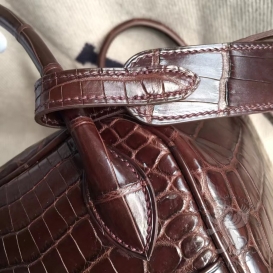 Hermes Lindy Crocodile Matte Niloticus 30cm Havana