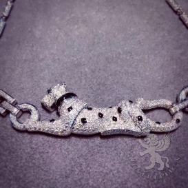 CARTIER Necklace Panthere De Cartier Diamonds