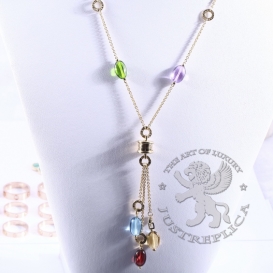 Bulgari Necklace B.zero1 Multi-Gemstone pendant