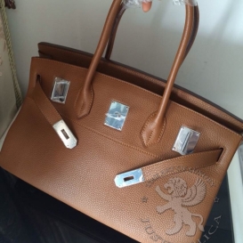 Hermes Birkin Togo Shoulder 42cm Dark Vanilla