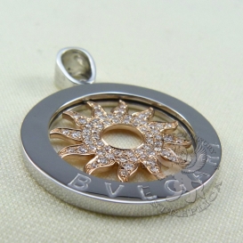 Bulgari Necklace Logo Pendant