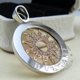 Bulgari Necklace Logo Pendant