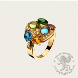 Bulgari Ring Astrale Gemstones Diamonds