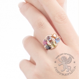 Bulgari Ring Astrale Gemstones Diamonds