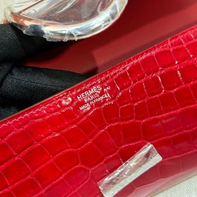 Hermes Egee Clutch 24cm Crocodile Braise (95)